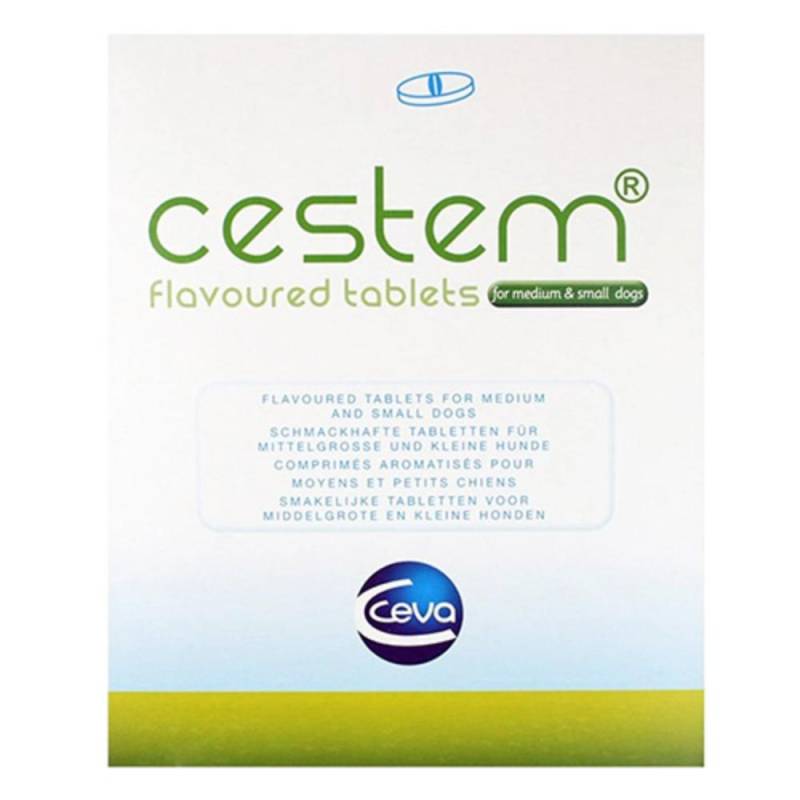 Cestem Flavored Tablets For Large Dogs 8 Tablets