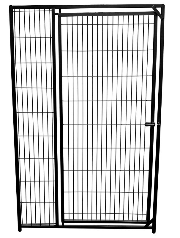 Colour Hundezwinger Gitterelement mit Tür, schwarz, 1,6 x 1,0 m Colour Hundezwinger Gitterelement mit Tür, schwarz, 1,6 x 1,0 m