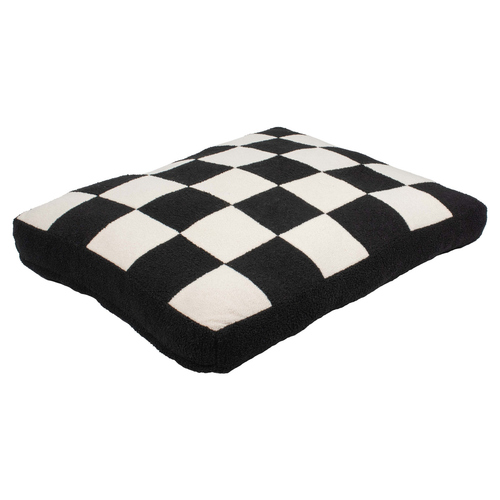 Coockoo Hundekissen Cozy Block schwarz/weiß, Größe: M Coockoo Hundekissen Cozy Block schwarz/weiß, Größe: M