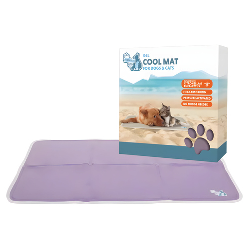 CoolPets Kühlmatte Premium Solid Gel Coolmat lila, Größe: L CoolPets Kühlmatte Premium Solid Gel Coolmat lila, Größe: L