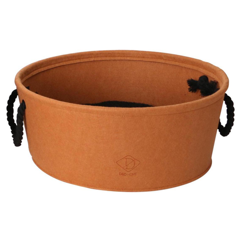 D&D Filzkorb orange für Katzen, Maße: 44 x 44 x 19 cm D&D Filzkorb orange für Katzen, Maße: 44 x 44 x 19 cm