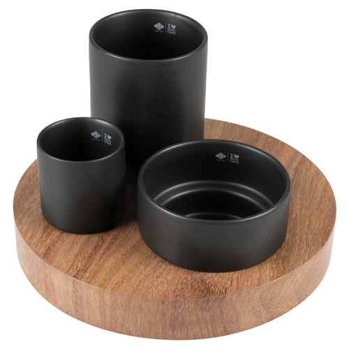 D&D Futternäpfe I Love Happy Cats "Iggy" schwarz D&D Futternäpfe I Love Happy Cats "Iggy" schwarz