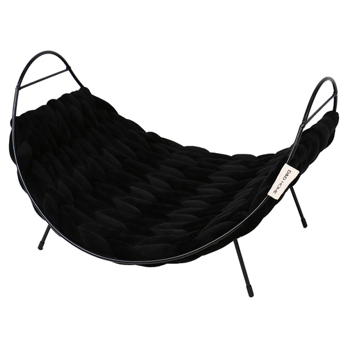 D&D Metallbett Baily Fleece schwarz, Größe: L D&D Metallbett Baily Fleece schwarz, Größe: L