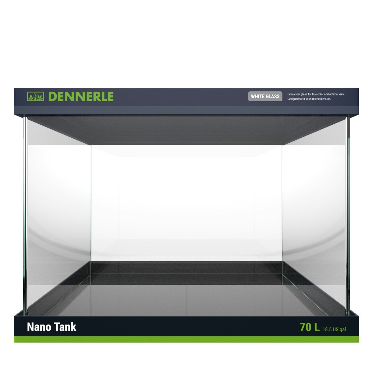 DENNERLE Nano Scaper's Tank Weißglas Aquariumset 70 Liter