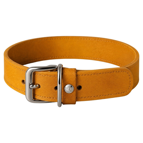 Das Lederband Hundehalsband Weinheim Yellow, Länge: 52 cm / Breite: 30 mm Das Lederband Hundehalsband Weinheim Yellow, Länge: 52 cm / Breite: 30 mm