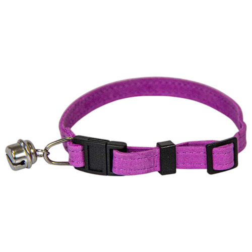 Das Lederband Katzenhalsband mit Klick-Verschluss Violet Das Lederband Katzenhalsband mit Klick-Verschluss Violet