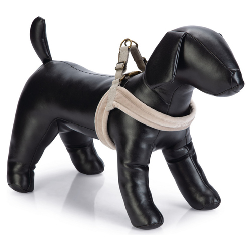 Designed by Lotte Hundegeschirr Velura grau, Größe: XS Designed by Lotte Hundegeschirr Velura grau, Größe: XS