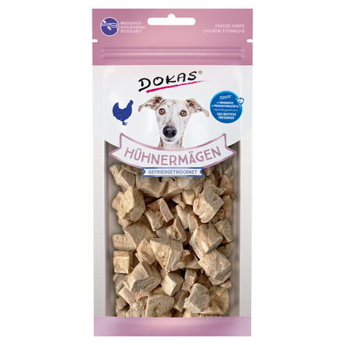 Dokas Hühnermägen gefriergetrocknet 20 g Dokas Hühnermägen gefriergetrocknet 20 g
