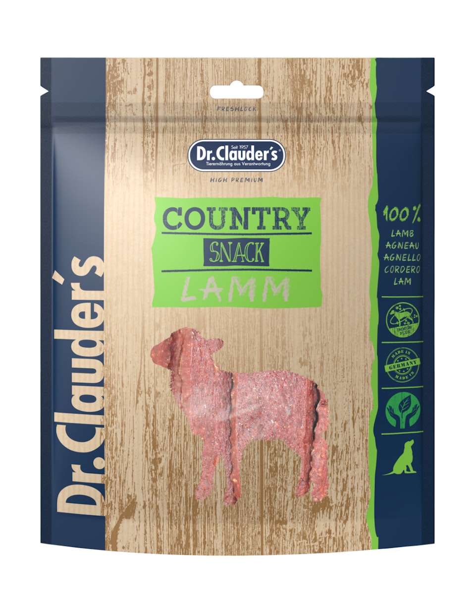 Dr Clauder´s Country Snack 170 Gramm Hundesnack 9 x 170 Gramm Lamm