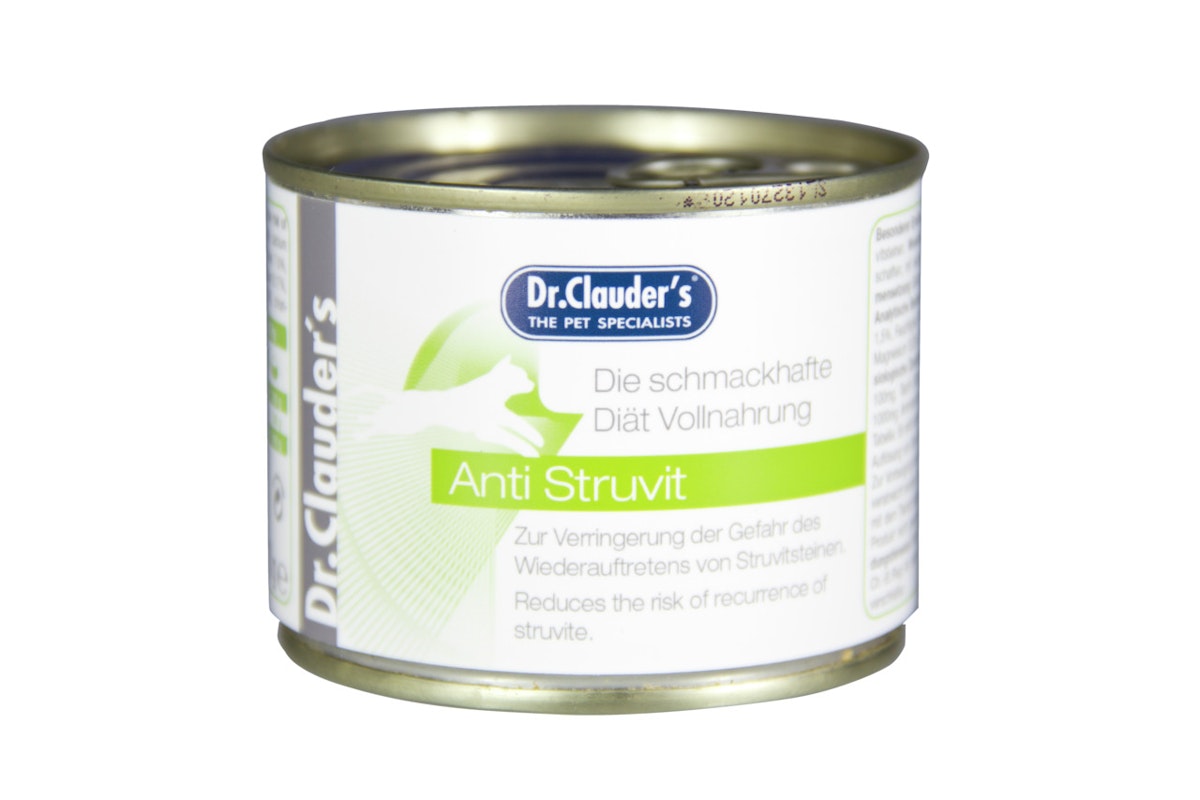 Dr. Clauder's Anti Struvit Diätnahrung Dose Katzennassfutter Sparpaket 12 x 20 Gramm