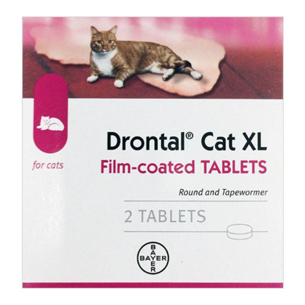 Drontal Wormers For Large Cats 6kg 4 Tablets