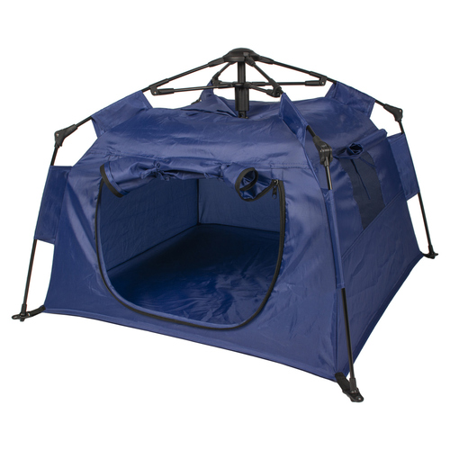 Duvo+ Aufklappbares Zelt blau für Katzen, Größe: S Duvo+ Aufklappbares Zelt blau für Katzen, Größe: S