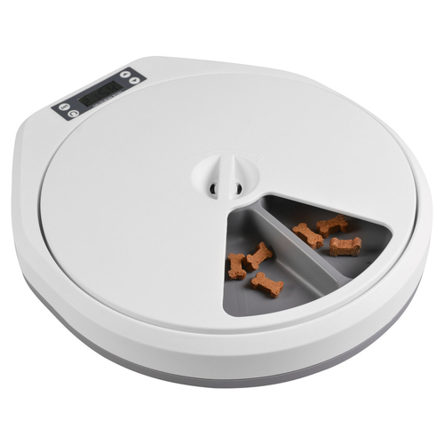Duvo+ Automatischer Futternapf weiß/grau für Katzen Duvo+ Automatischer Futternapf weiß/grau für Katzen