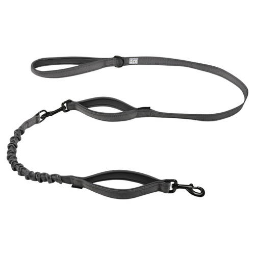 Duvo+ EXPLOR Ultimate Fit 2in1 Leine Safety silver reflective Duvo+ EXPLOR Ultimate Fit 2in1 Leine Safety silver reflective