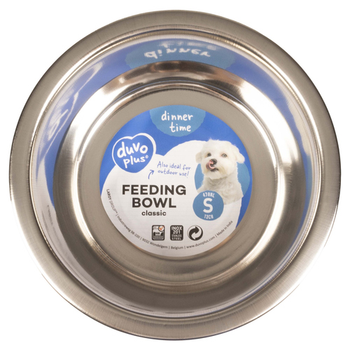 Duvo+ Futternapf Classic silber, Größe: XL / Durchmesser: 25 cm Duvo+ Futternapf Classic silber, Größe: XL / Durchmesser: 25 cm