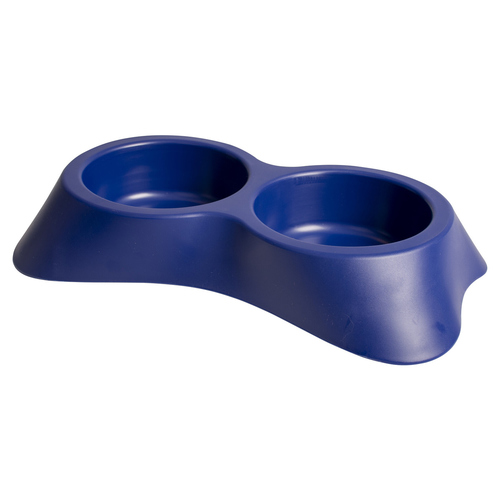 Duvo+ Futternapf Nuvola Doppia night blue für Katzen, Maße: 16 x 25 x 4,5 cm Duvo+ Futternapf Nuvola Doppia night blue für Katzen, Maße: 16 x 25 x 4,5 cm