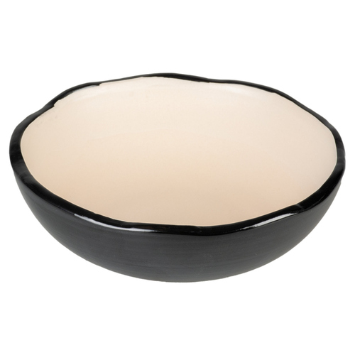 Duvo+ Futternapf Stone Organic schwarz/beige für Hunde Duvo+ Futternapf Stone Organic schwarz/beige für Hunde