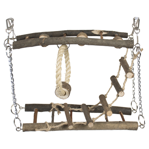 Duvo+ Hängebrücke aus Naturholz Duvo+ Hängebrücke aus Naturholz