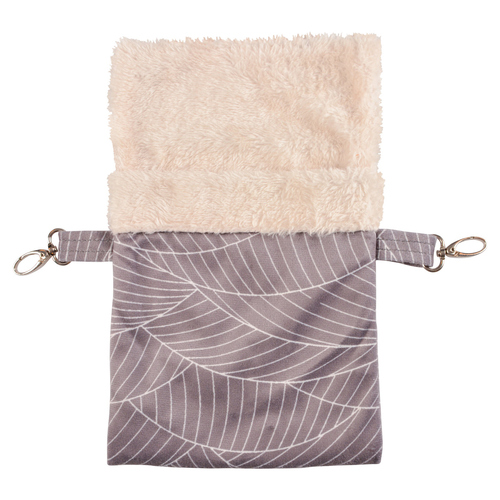 Duvo+ Hängesack Elm Plüsch grau/weiß, Größe: S Duvo+ Hängesack Elm Plüsch grau/weiß, Größe: S