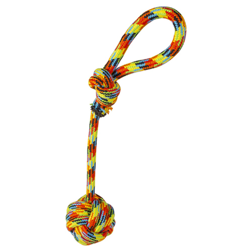 Duvo+ Hundespielzeug Seil mit Ball & Schlaufe Beach Baumwolle Duvo+ Hundespielzeug Seil mit Ball & Schlaufe Beach Baumwolle