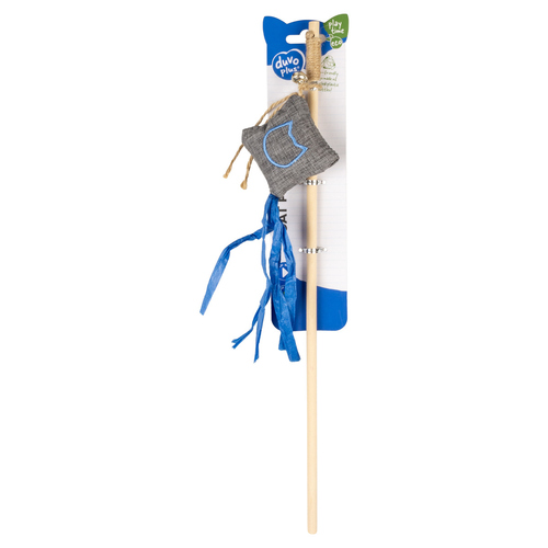 Duvo+ Katzen-Spielangel Eco Navy Kite mit Katzenminze Duvo+ Katzen-Spielangel Eco Navy Kite mit Katzenminze