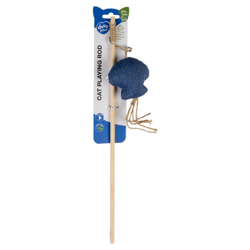 Duvo+ Katzen-Spielangel Eco Navy Oktopus mit Katzenminze Duvo+ Katzen-Spielangel Eco Navy Oktopus mit Katzenminze