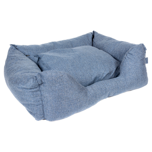 Duvo+ Katzenbett Textura Eco rechteckig blau, Größe: S Duvo+ Katzenbett Textura Eco rechteckig blau, Größe: S