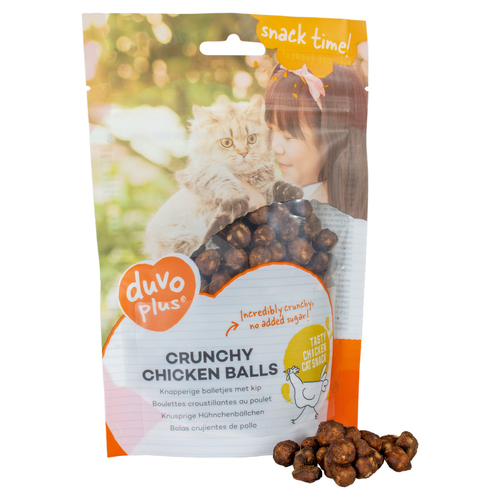 Duvo+ Katzensnack Crunchy Chicken Balls 50 g Duvo+ Katzensnack Crunchy Chicken Balls 50 g