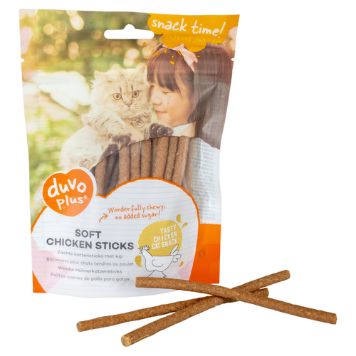 Duvo+ Katzensnack Soft Chicken Sticks 50 g Duvo+ Katzensnack Soft Chicken Sticks 50 g