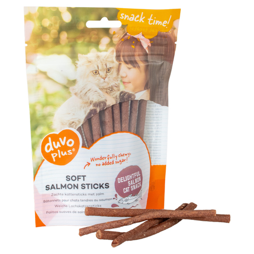 Duvo+ Katzensnack Soft Salmon Sticks 50 g Duvo+ Katzensnack Soft Salmon Sticks 50 g