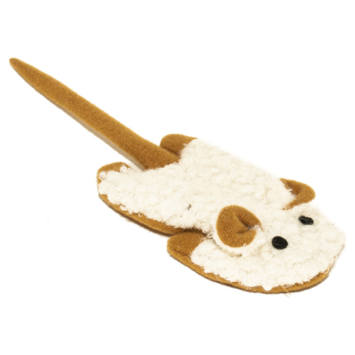 Duvo+ Katzenspielzeug Cushy knisternde Maus braun/weiß Duvo+ Katzenspielzeug Cushy knisternde Maus braun/weiß