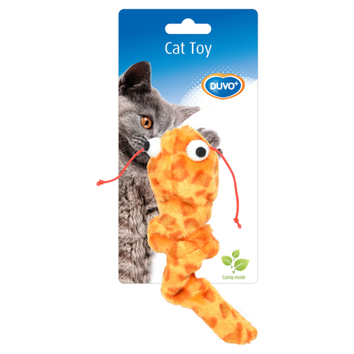 Duvo+ Katzenspielzeug Plüschtier mit Katzenminze orange Duvo+ Katzenspielzeug Plüschtier mit Katzenminze orange