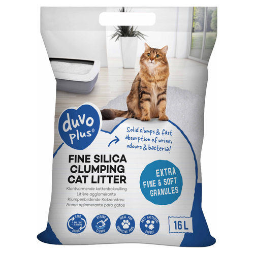 Duvo+ Premium Fein Silica klumpenbildend weiß 16 Liter Duvo+ Premium Fein Silica klumpenbildend weiß 16 Liter
