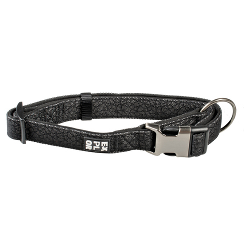 Duvo+ Reflektierendes Halsband City NY Nylon schwarz, Größe: L Duvo+ Reflektierendes Halsband City NY Nylon schwarz, Größe: L