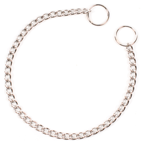 Duvo+ Slip Hundehalsband verchromt 1-reihig, Maße: 60 cm Duvo+ Slip Hundehalsband verchromt 1-reihig, Maße: 60 cm