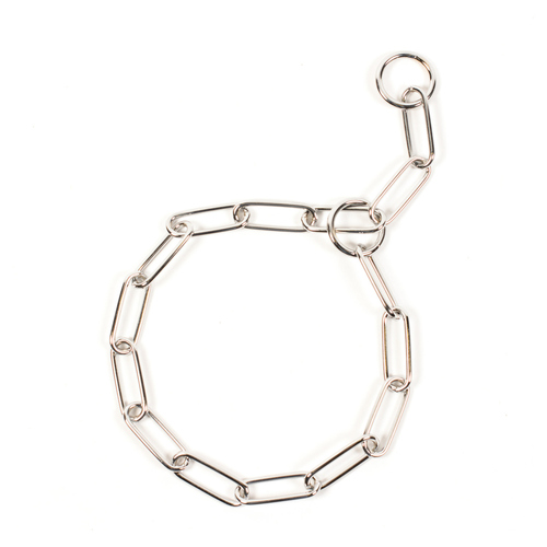 Duvo+ Slip Hundehalsband verchromt mit großen Kettengliedern Duvo+ Slip Hundehalsband verchromt mit großen Kettengliedern