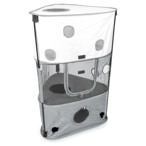 Duvo+ Spielzelt für Katzen grau Duvo+ Spielzelt für Katzen grau