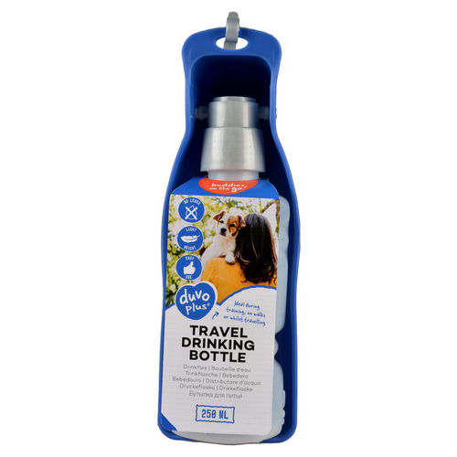 Duvo+ Trinkflasche für Unterwegs blau, Fassungsvermögen: 500 ml Duvo+ Trinkflasche für Unterwegs blau, Fassungsvermögen: 500 ml
