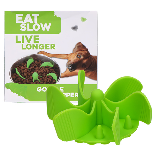 Eat Slow Live Longer Anti-Schlingeinsatz grün, Größe: L Eat Slow Live Longer Anti-Schlingeinsatz grün, Größe: L