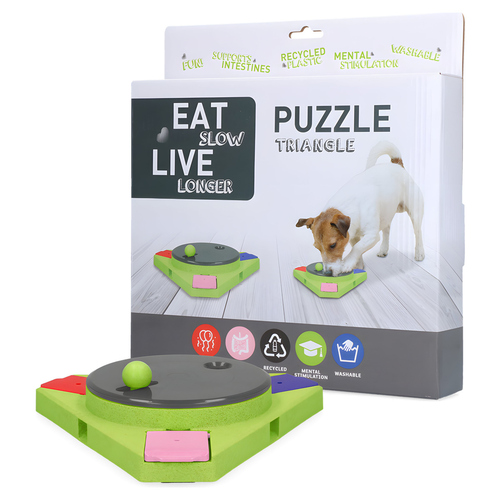Eat Slow Live Longer Puzzle Triangel Eat Slow Live Longer Puzzle Triangel