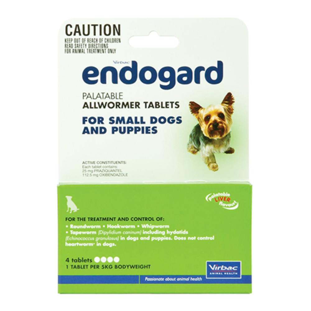 Endogard For Small Dogs/Puppies 5kg (Green) 1 Tablet