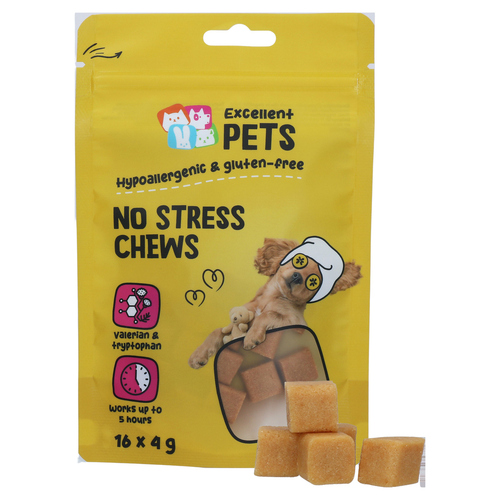 Excellent Pets No Stress Soft Chews 16 x 4 g Excellent Pets No Stress Soft Chews 16 x 4 g