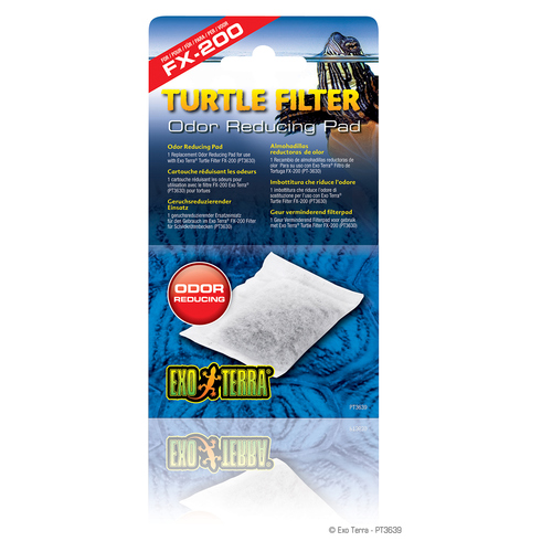 Exo Terra Geruchsreduzierendes Pad für Turtle Filter FX-200 Exo Terra Geruchsreduzierendes Pad für Turtle Filter FX-200