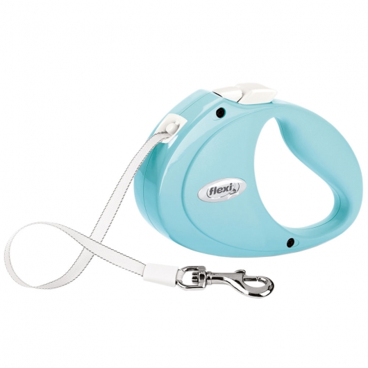 FLEXI Rollleine PUPPY Gurt - 2m, bis 12kg Hellblau FLEXI Rollleine PUPPY Gurt - 2m, bis 12kg Hellblau