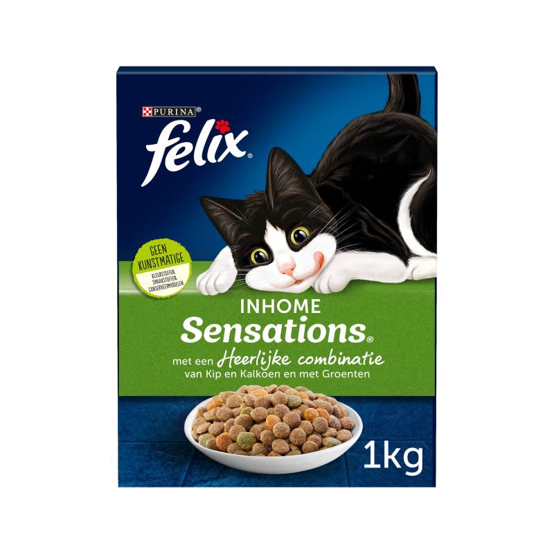 Felix Inhome Sensations - Huhn, Pute und Gemüse - 1 kg von Purina