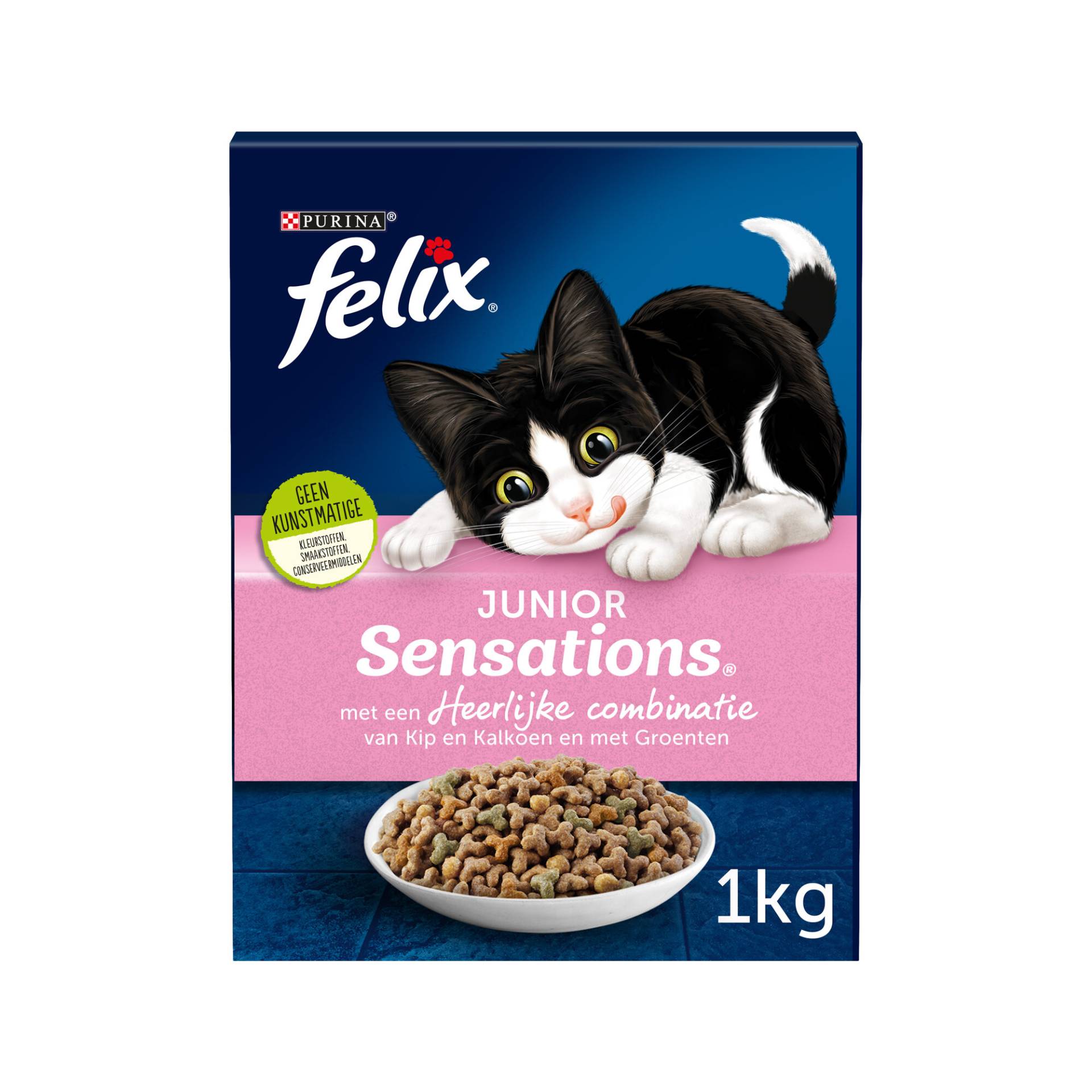 Felix Sensations Junior - Kätzchen - Huhn, Pute und Gemüse von Purina