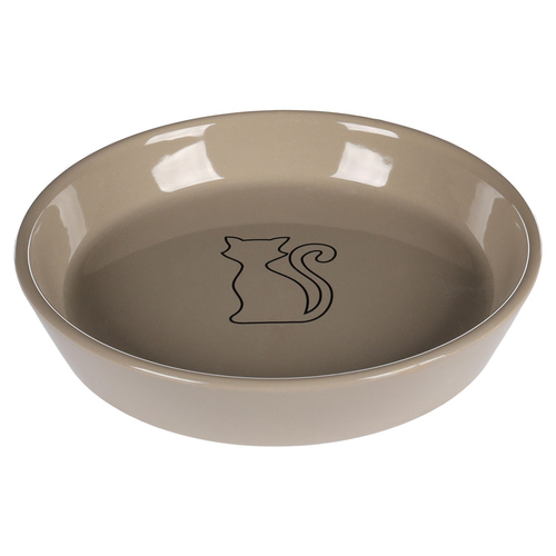 Flamingo Futter- und Trinknapf Auri rund taupe Flamingo Futter- und Trinknapf Auri rund taupe