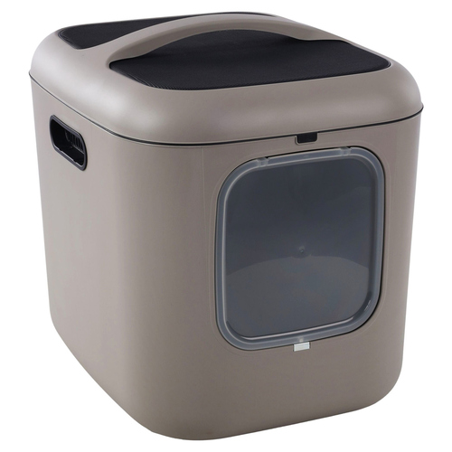 Flamingo Geschlossene Katzentoilette Romy taupe, Maße: 61,5 x 50 x 57,5 cm Flamingo Geschlossene Katzentoilette Romy taupe, Maße: 61,5 x 50 x 57,5 cm