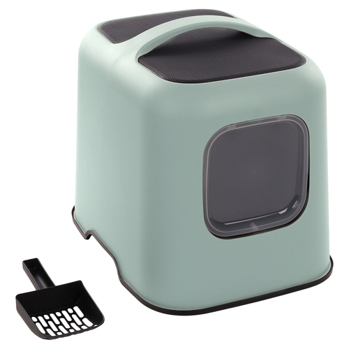 Flamingo Geschlossene Katzentoilette Trudy grün Flamingo Geschlossene Katzentoilette Trudy grün