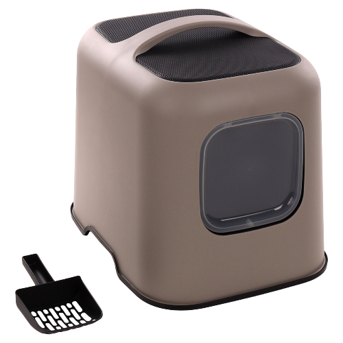 Flamingo Geschlossene Katzentoilette Trudy taupe Flamingo Geschlossene Katzentoilette Trudy taupe
